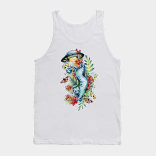 Cat ufo Tank Top